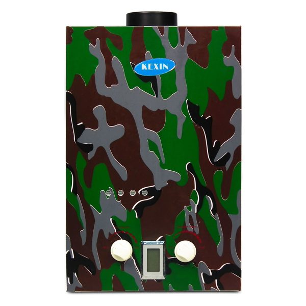 Camping gas geyser